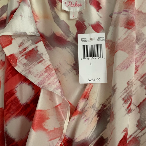 Parker ๐ธ floral high low dress - Picture 2 of 3